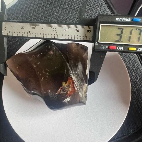 Smoky Quartz Crystal Flame - Picture 10 of 15